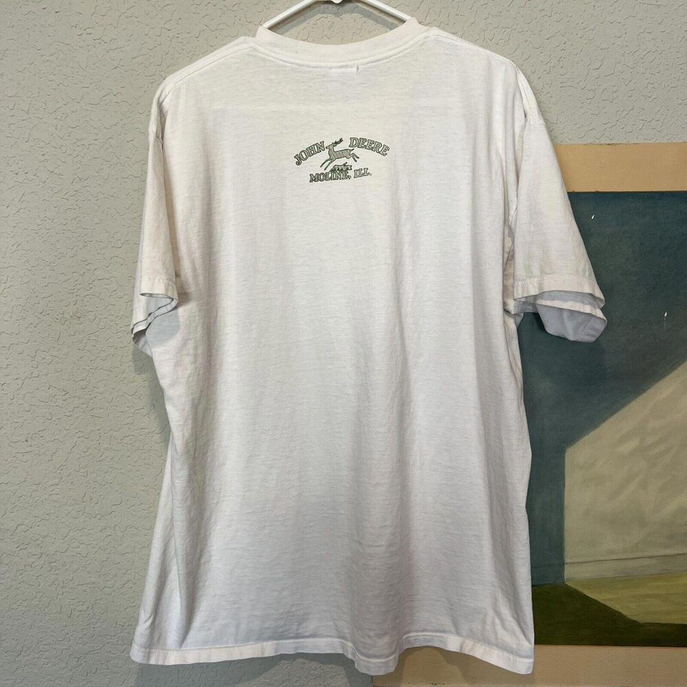 Vintage 90s John Deere “Riding To Do” Tractor Shirt Size XL - Picture 3 of 4